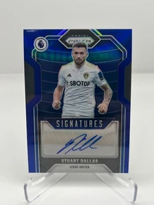 2021-22 PRIZM EPL STUART DALLAS FIRME S-SDL LEEDS UNITED - Foto 1 di 2