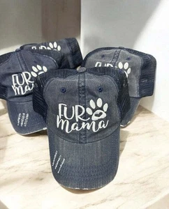 Fur Mama Embroidered Trucker Hat - Picture 1 of 3
