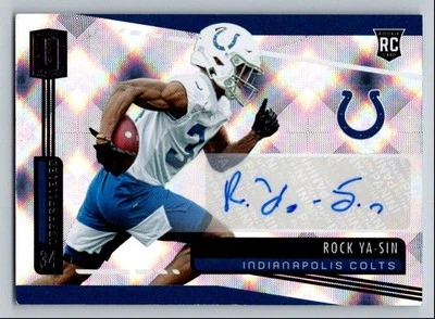 2019 PANINI UNPARALLELED ROOKIE SIGNATURES ROCK YA-SIN ROOKIE AUTO INDIANAPOLIS - Image 1 of 2