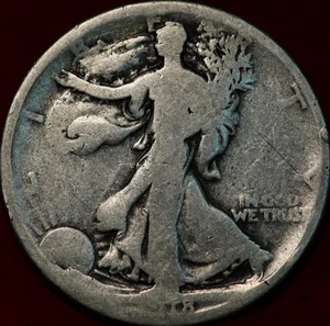 1918-D Denver Mint Silver Walking Liberty Half - Picture 1 of 2