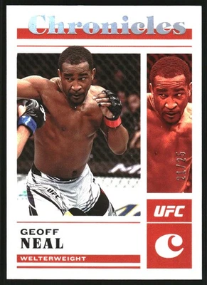2023 Panini Chronicles UFC Holo Silver #22 Geoff Neal /25 - Image 1 of 2