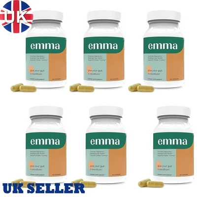 EMMA Supplement for Gut Health- Gas and Bloating Relief Constipation 60 -Counts