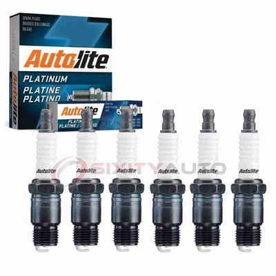 6 bujías Autolite Platinum para 1975-1978 GMC G25 4,8 L L L6 encendido lz Foto 1 de 4
