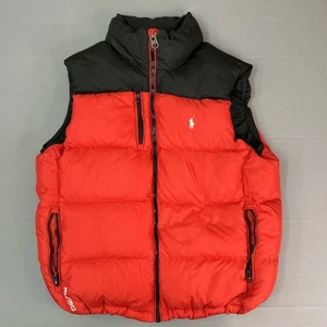 Polo Ralph Puffer Vest Men Black Body Warmer Down Feather RL 150 Size Large - Picture 1 of 7