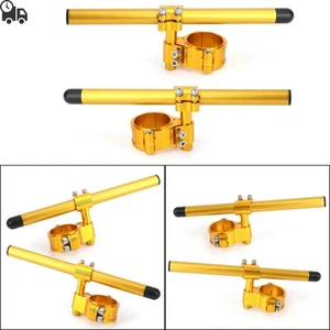 Universal/Adjustable Rotatable CNC Billet Clip Ons Fork Tube Handlebar Kit 37mm - Picture 1 of 12