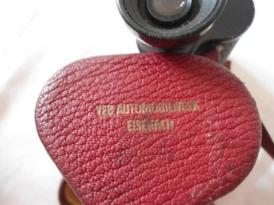 Monokular 6 x 30 Gütezeichen Q Carl-Zeizz-Jena  mit Werbung auf Tasche  DDR Zeit - Bild 1 von 4