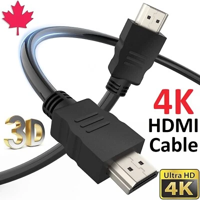 4K HDMI Cable 1080p 2160p 3D For TV PS4 PS5 Xbox Series X S Monitor Computer Mac - Image 1 of 2