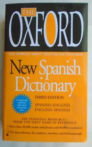 NEW SPANISH DICTIONARY - THE OXFORD - Third Edition - LIKE NEW - Imagen 1 de 10