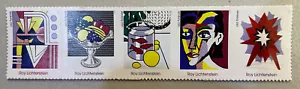 US Stamp SC# 5792-96 Roy Lichtenstein strip of 5 from 2023. MNH - Picture 1 of 1