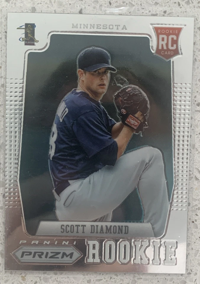 Tarjeta de béisbol 2013 Panini Prizm Scott Diamond RC #161 casi nueva-como nueva Twin Foto 1 de 1