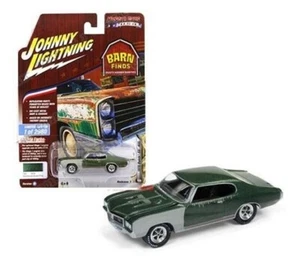 JOHNNY LIGHTNING JLCP7083 B 1970 BUICK GS 455 1/64 DIECAST SHERWOOD GREEN POLY - Picture 1 of 2
