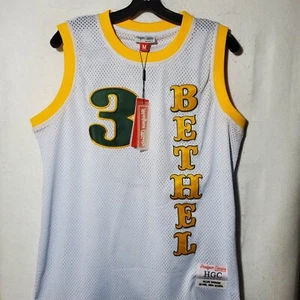Allen Iverson Jersey Bethel High School Headgear Classics White Men's Medium NWT - Picture 1 of 13