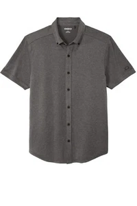 MEN'S OGIO, MODERN MOISTURE WICKING, FULL BUTTON POLO SHIRT, SHORT SLEEVE XS-4XL - Picture 1 of 7