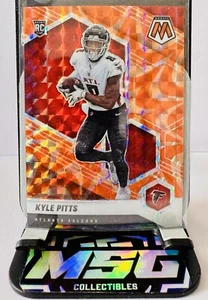 2021 Panini Mosaic Kyle Pitts Orange Reactive Rookie #311 RC Atlanta Falcons - Picture 1 of 2
