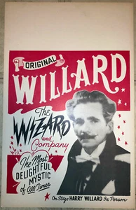 Tarjeta de póster/ventana original de Harry Willard - Imagen 1 de 1