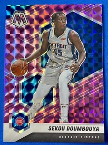 2020-21 Panini Mosaic Pink Prizm Sekou Doumbouya 23/49 #89 Pistons - Picture 1 of 3