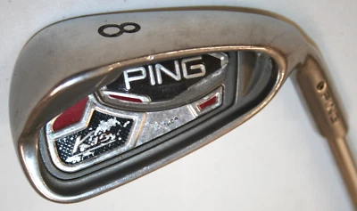 Ping K15 8 iron with Ping AWT regular flex steel shaft - black dot - Image 1 of 4