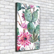 Tulup Tableau Sur Toile Image Imprimé 50x100cm - cactus