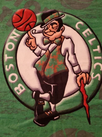 NBA BOSTON CELTICS Basketball Beach Towel McArthur Green Cotton Lucky Leprechaun Cover