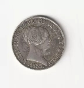 SPAIN - 10 REALES 1853 - Picture 1 of 2