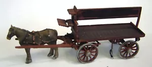 Horse Drawn Coal Cart M22 UNPAINTED O Scale Langley Models Kit 1/43 Horse Drawn - Picture 1 of 1