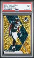 2020 Mosaic BRIAN DAWKINS #164 SSP GOLD No Huddle /10 PSA 9 MINT Pop 2 ✌️ Eagles