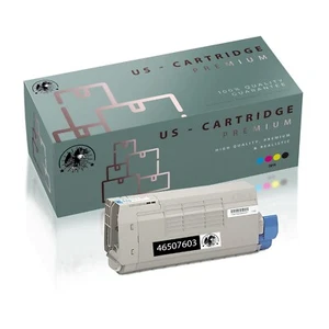 1PK 46507603 Cyan Toner Cartridge Compatible Okidata C712dn - Picture 1 of 7