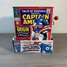 Captain America Jack in the Box Marvel Schylling Metal WORKS 2005