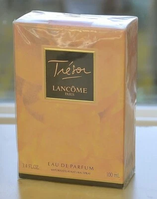 Vintage 90s *TRESOR by LANCOME* spray EDP 100 ml 3.4 oz OLD VERSION LARGE SEALED - Image 1 of 4