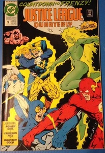 JUSTICE LEAGUE INTERNATIONAL VIERTELJÄHRLICH Nr. #9 Winter 1992 92 DC Flash Comic - Bild 1 von 1