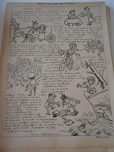 Caricature 1899 de Fau Pendant la Grèce des Facteurs - Picture 1 of 1