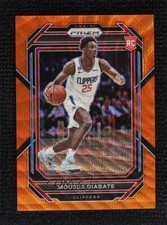 2022-23 Panini Prizm Orange Wave Prizm 26/60 Moussa Diabate #262 Rookie RC