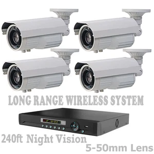 5,000FT LONG RANGE WIRELESS VIDEO TRANSMISSION NIGHT VISION CCTV CAMERA SYSTEM - Picture 1 of 1