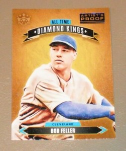 2020 Panini Bob Feller All Time Diamond King ATDK 17 Blue Artist's Proof Indians