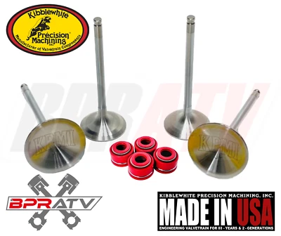 04-07 Honda CRF250R CRF 250R Kibblewhite Intake & Exhaust Valves RED Stem Seals - Image 1 of 4