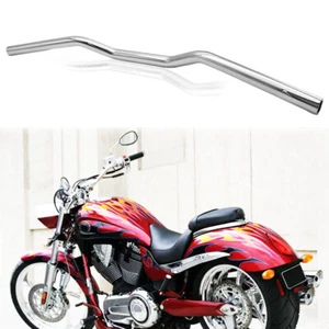 1" 25mm Motorcycle Drag Bars Tracker Handlebars For Victory Vegas 8-Ball/ Hammer - Picture 1 of 10