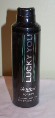 Lucky You Lucky Brand for Men Deodorant Body Spray 6 oz  New Sealed - Image 1 of 2