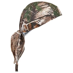 Ergodyne Mens Beanie High-Performance Terry Cloth Bandana - Tie, Realtree Camo - Picture 1 of 6