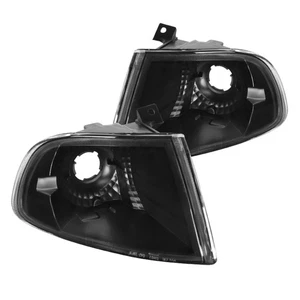 Fit Honda Civic EG 2/3Dr JDM Replacement Corner Lights Turn Signal Lamps Black - Picture 1 of 8