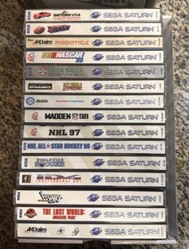 Sega Saturn Game Lot CIB 15 Game Bundle with Manuals Tested Working 