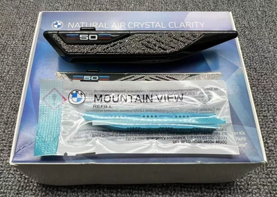 BMW 50TH NATURAL AIR CRYSTAL SWAROVSKI CAR FRESHENER MOUNTAIN VIEW STARTER KIT - image 1 of 3