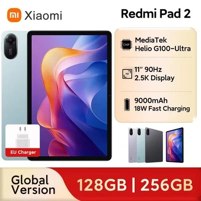 Xiaomi Redmi Pad 2 WiFi Tablet Global Version 11'' 2.5K 90Hz 9000mAh Octa Core - Image 1 of 4