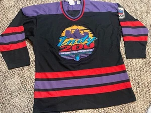 VINTAGE Disney Indy 200 Inaugural Race Hockey 1996 Jersey T-shirt Men M 90s - Picture 1 of 6