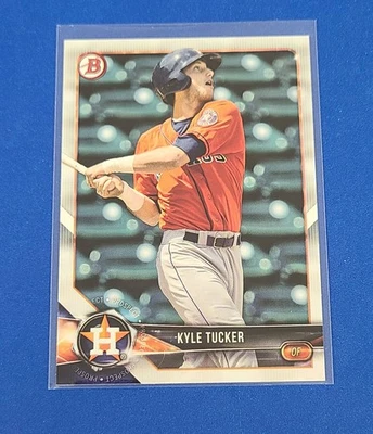 2018 Bowman Prospects  #BP55 Kyle Tucker  Houston Astros Baseball Card H3 - Image 1 of 2