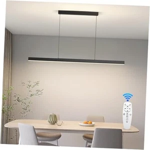 LED Island Lights, 3300k-6500K Dimmable Pool Table Light with Remote, Modern  - Picture 1 of 7