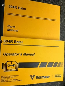 2- Manual de piezas de empacadora Vermeer 604R, manual de operador - Imagen 1 de 3