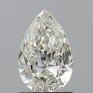 Pear Cut 1.19 Carat Cert. AGI Natural Mined Diamond Loose H color VS2 clarity - Picture 1 of 2