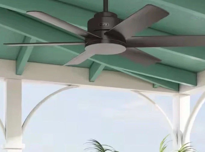 Compare $270 Hunter 51114 Kennicott Ceiling Fan 44” Premier Bronze Brown Finish - Image 1 of 4