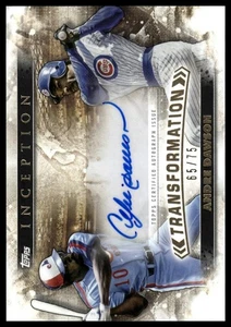Autografo trasformazione 2024 Topps Inception #ITA-AD Andre Dawson #/75 - Foto 1 di 2