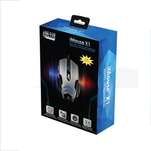 Adesso iMouse X1 Multi-Color 6-Button Gaming Mouse, 3200 Adjustable DPI - Picture 1 of 5